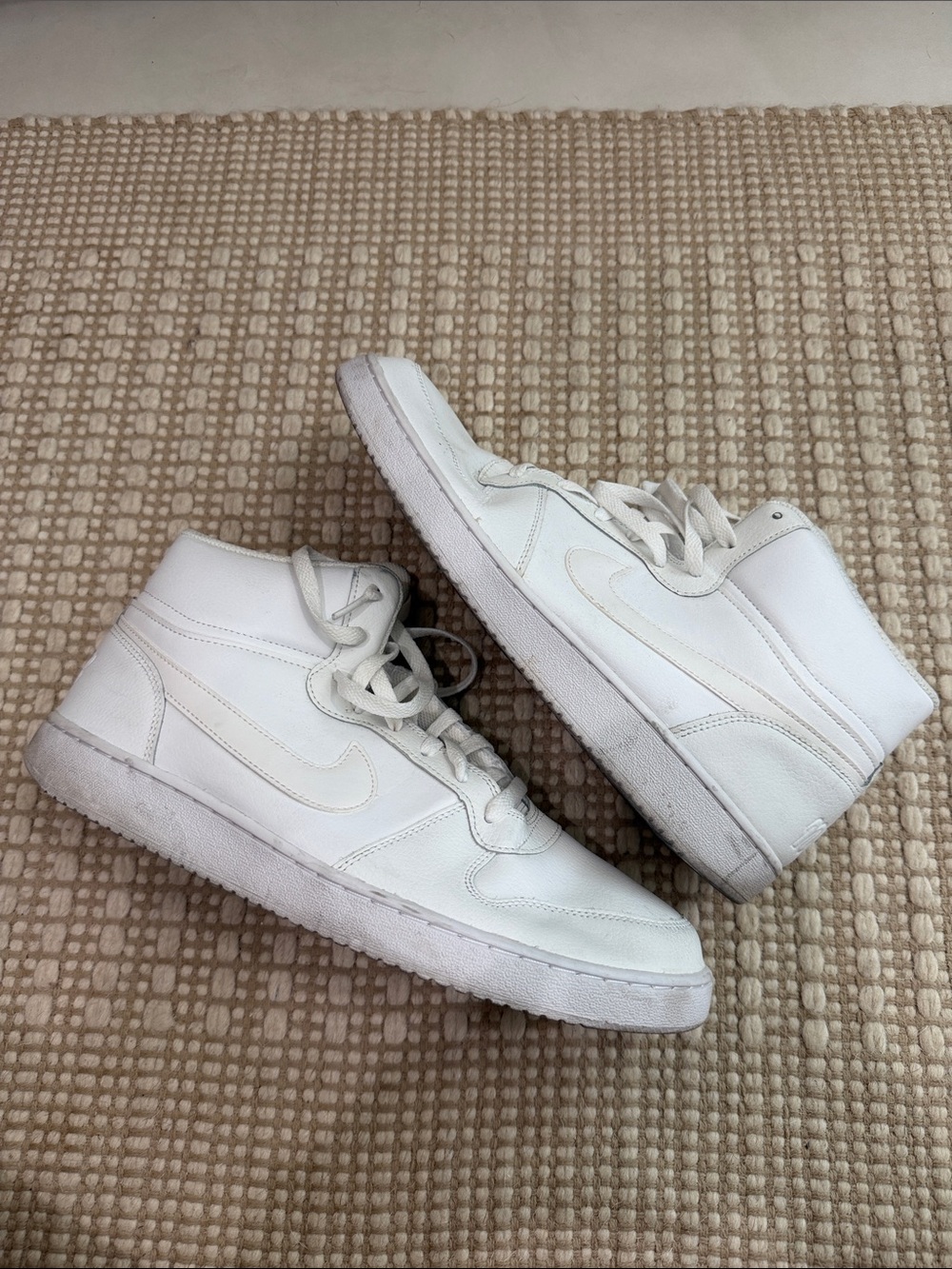 Nike White High-Top Sneakers